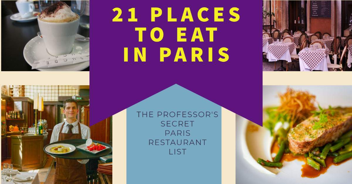 21 Places to Eat in Paris