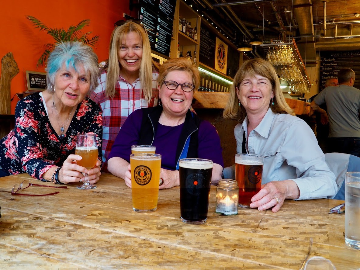 In a pub in Inverness Scotland drinking beer