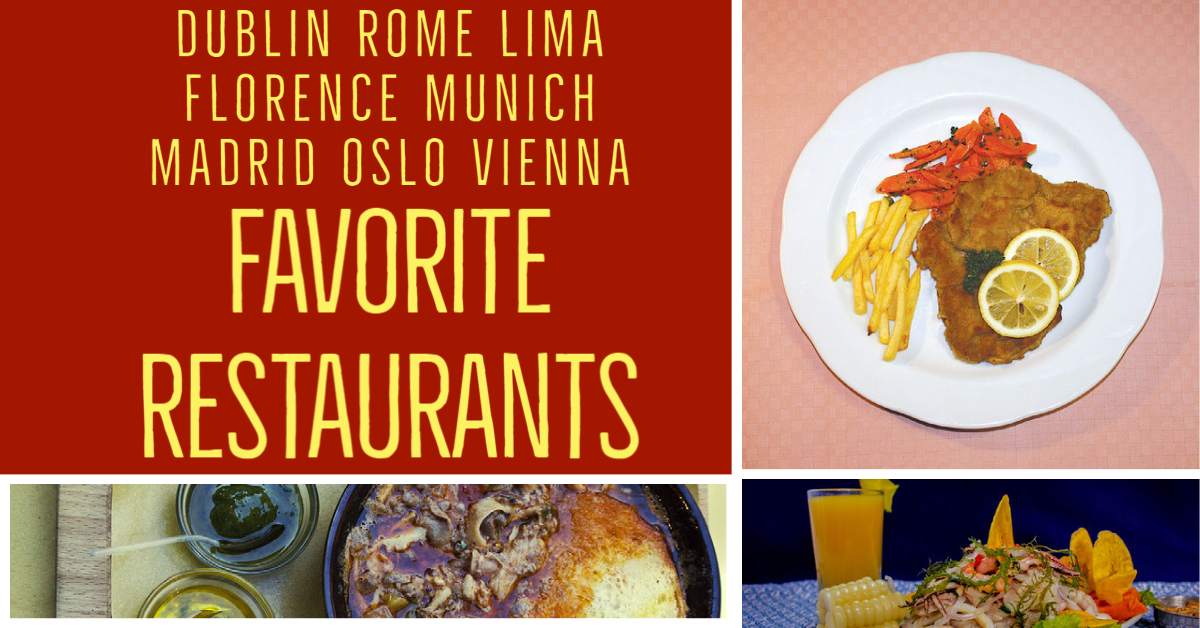 8 Favorite Places for Dinner in 8 of My Favorite Cities