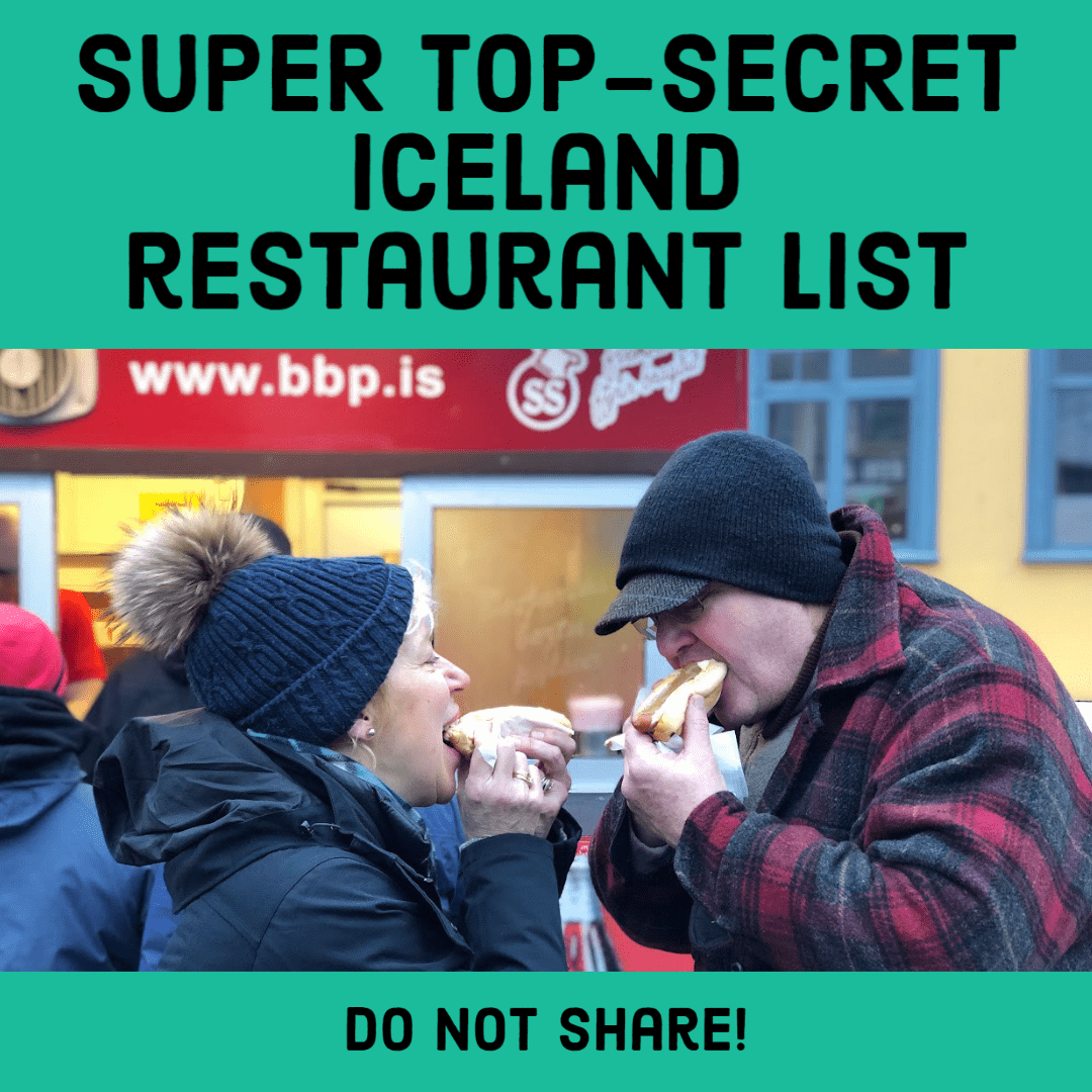 Our Super Top-Secret Iceland Restaurant List