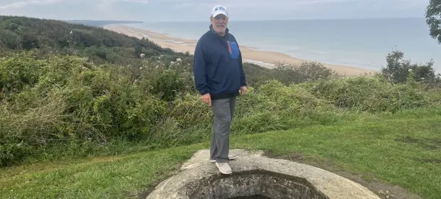Walking in the Footsteps of Jimmie Monteith on Omaha Beach